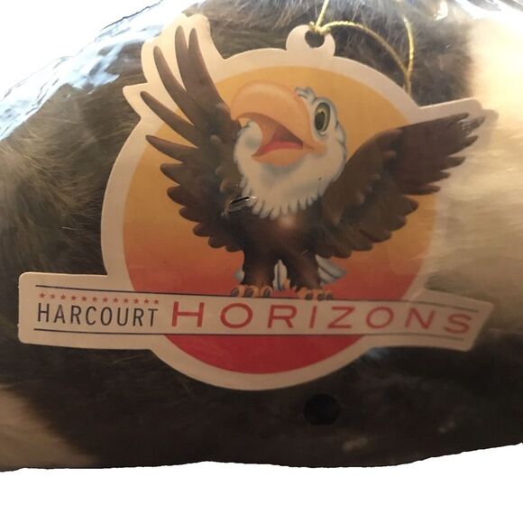 Harcourt Horizos Plushie Bald Eagle Earnest Toy New in Package - Picture 5 of 6